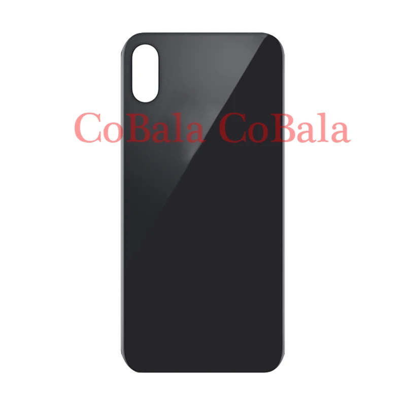 50 шт. OEM качество для iPhone X задняя крышка батарейного отсека заднее стекло Корпус чехол+ клейкая наклейка ремонт Запасная часть