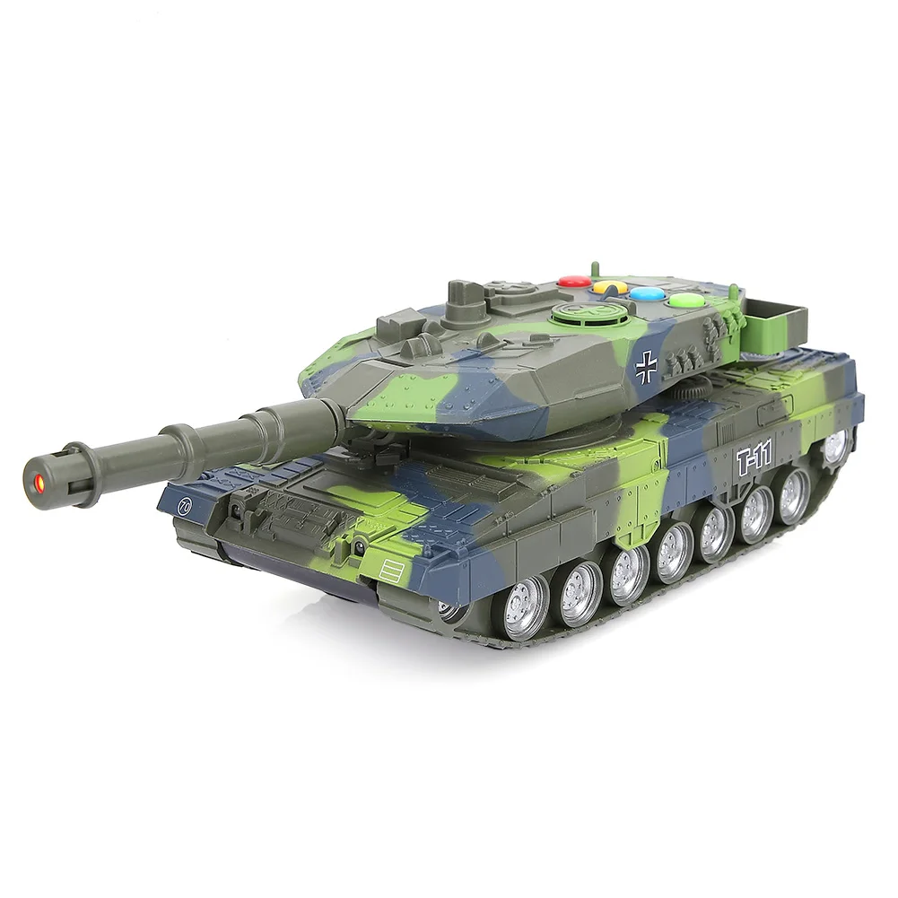 Camouflage Green Радиоуправляемые игрушечные танки умный танк, машина, комплект шасси, резиновая гусеничная модель автомобиля для детей, рождественские подарки, игрушка для детей - Цвет: Camouflage Green