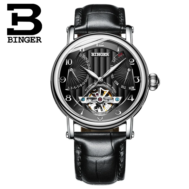 Мужские часы с большим циферблатом Montre homme деловые автоматические турбийоном