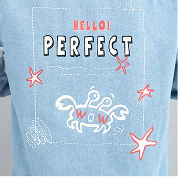 Джинсовый Тренч женское джинсовое базовое пальто осенне весеннее Свободное с