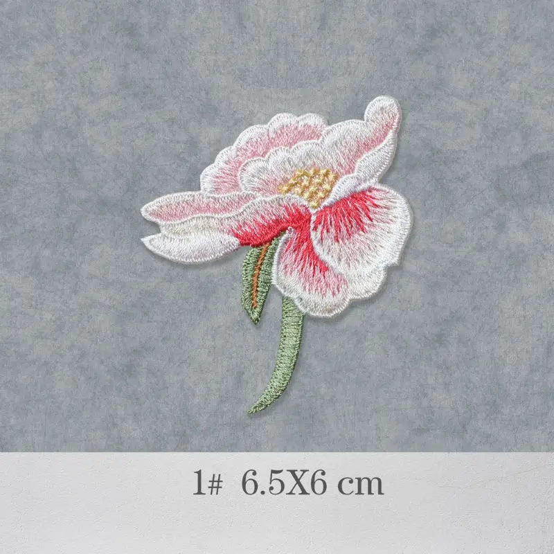 Аппликация в виде цветка магнолии 5 шт./компл.|Заплатки| |