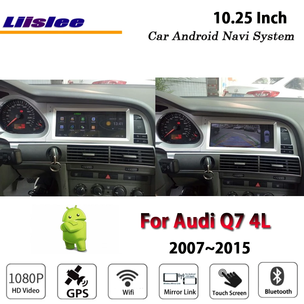 Liislee автомобильный Android 2G ram 32ROM для Audi Q7 4L 2007~ стиль радио Carplay gps Navi карта навигационная система Мультимедиа