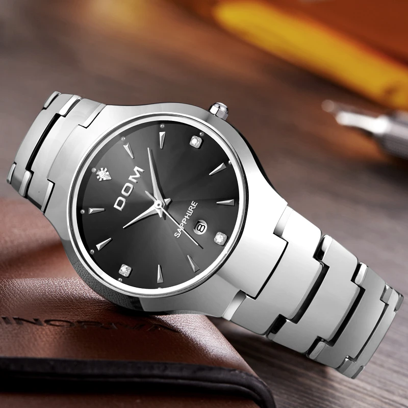 DOM Mens Watches Top Brand Luxury Tungsten Steel Watch Men Waterproof Quartz Wrist Casual Clock Hour Relogio Masculino | Наручные часы