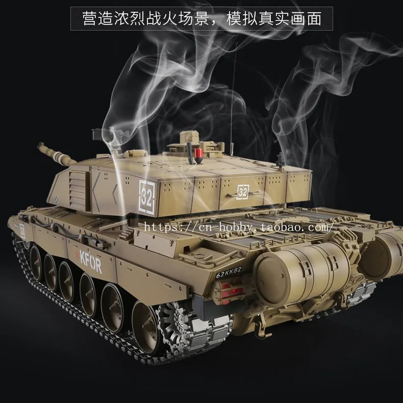 6 0 новый выпуск с инфракрасной системой битвы 1:16 UK Challenger Two RC battle Tank HL 3908 1