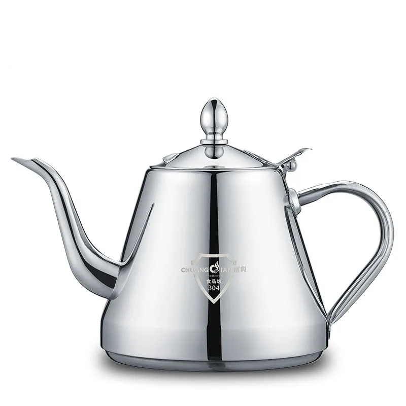 Thicker 304 Stainless Steel Water Kettle High Quality Induction Cooker Tea Fashion Pot Coffee 1.2L | Дом и сад