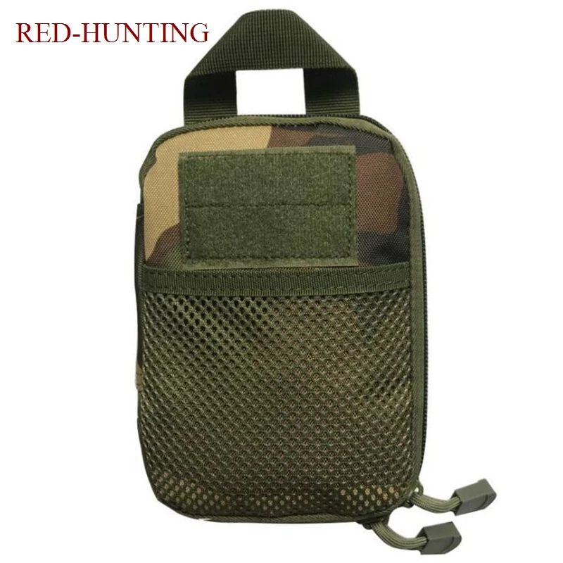 Tactical Mesh Molle EDC Pouch Hunting Waist Tools Accessory Pouches for Flashligh Mag | Спорт и развлечения