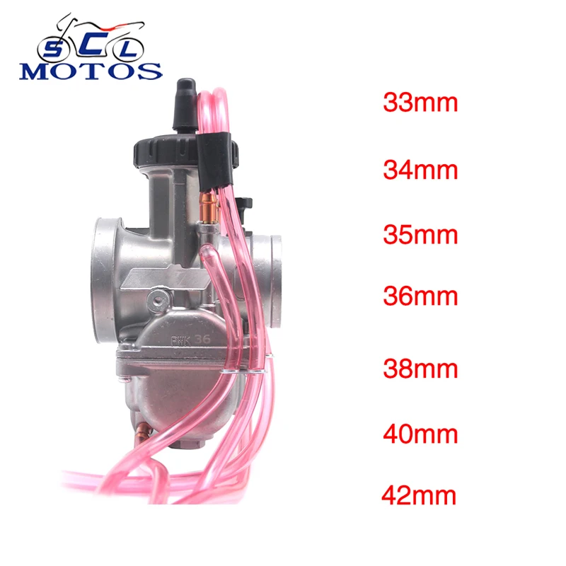 Мотоциклетный карбюратор Sclmotos 33 34 35 36 38 40 42 мм KEIHIN PWK воздушный нападающий для 4T