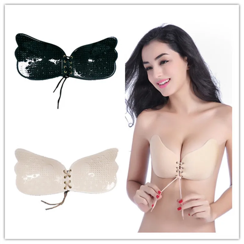 2017 мода женщина грудь паста Силиконовый ГЕЛЬ Невидимый бюстгальтер без бретелек