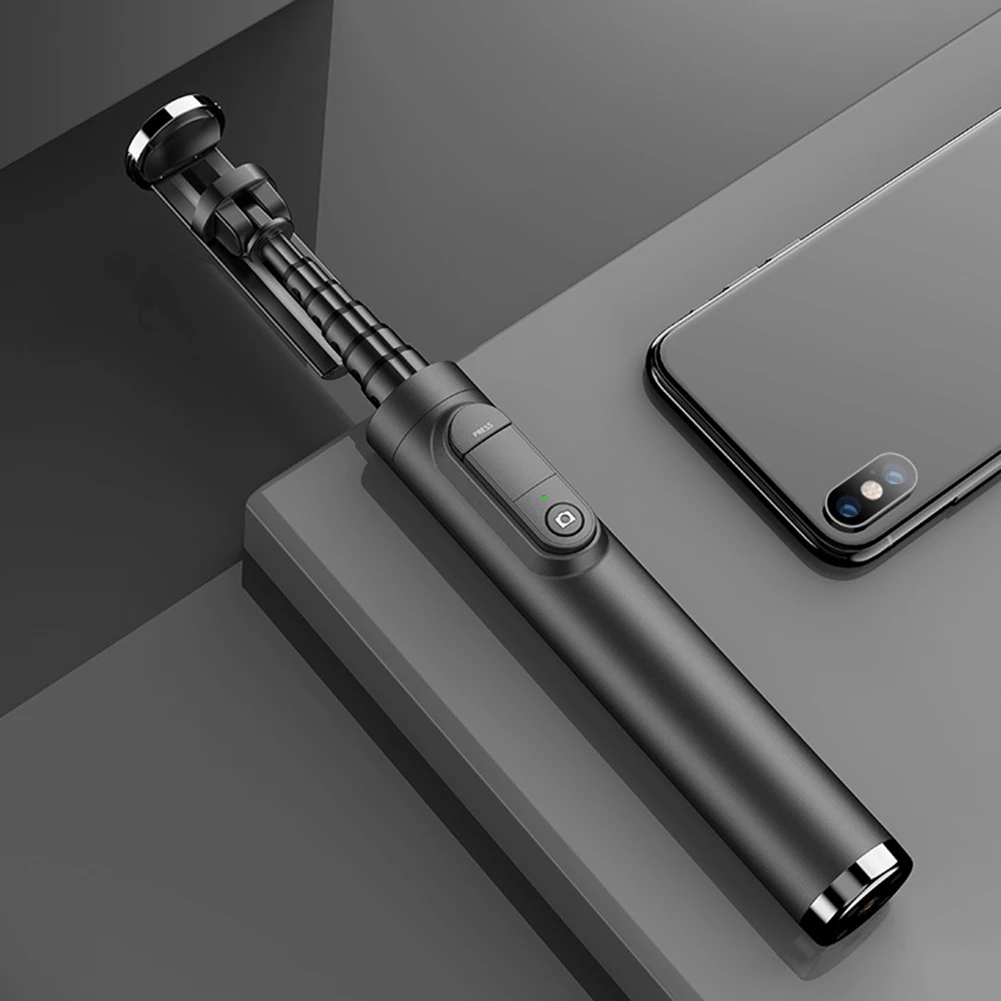 Поворотный мини селфи-палка с Bluetooth держатель телефона пульта дистанционного