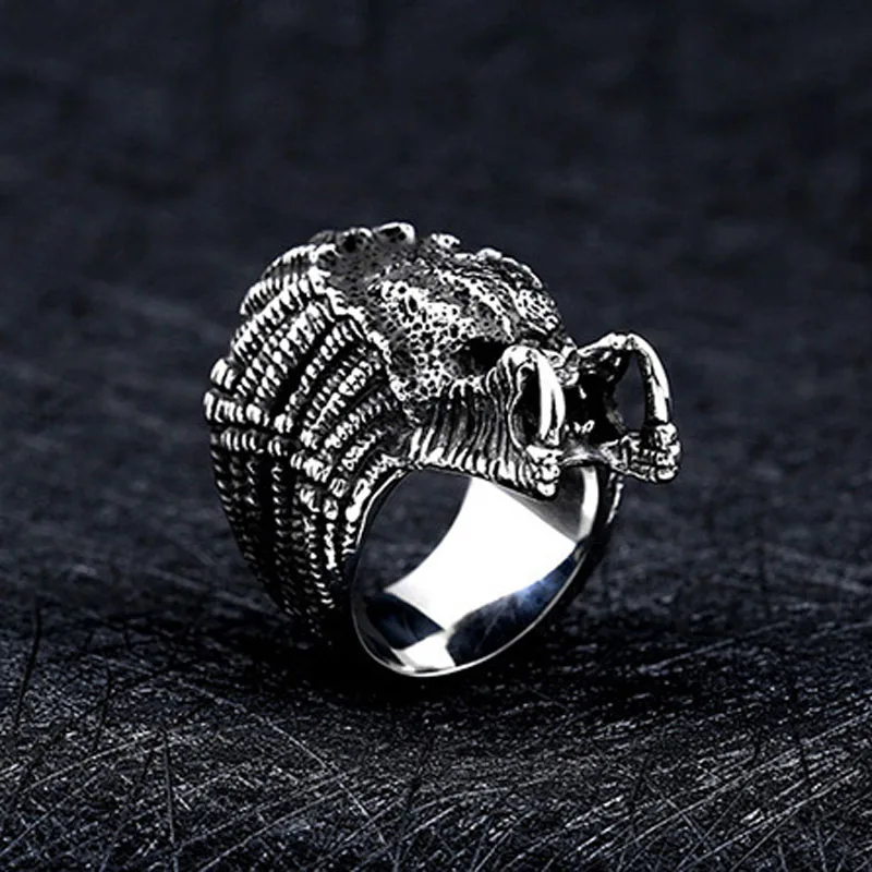 Кольца SKA для мужчин Anillos высокого качества Личностные кольца для вечеринок из титановой стали Модные кино-аксессуары Анел Палец ювелирные изделия BR8-451.