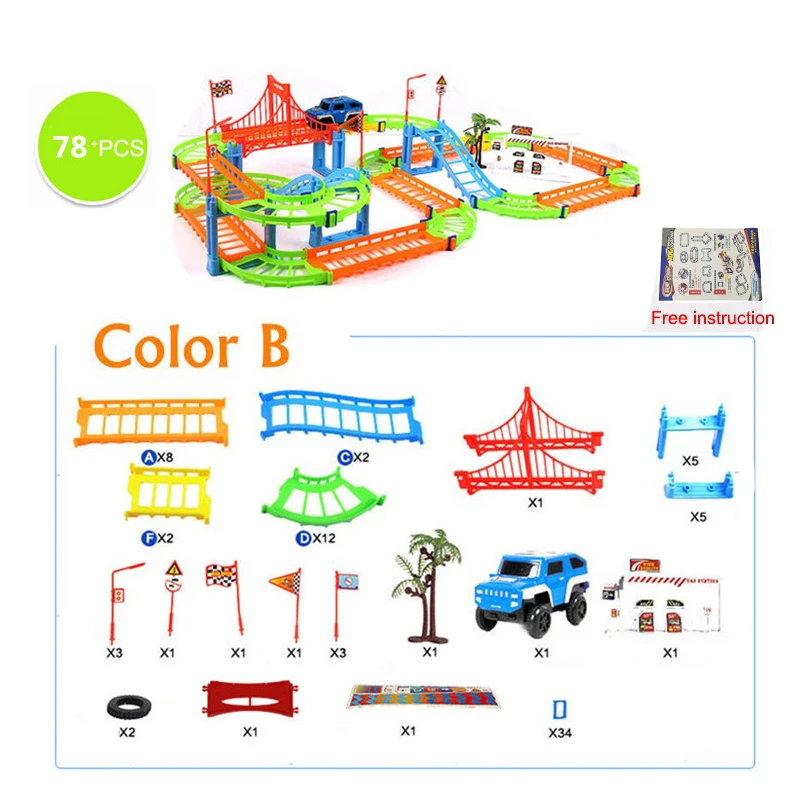 Универсальные аксессуары для железной дороги сделай сам 78-312 шт. - купить по