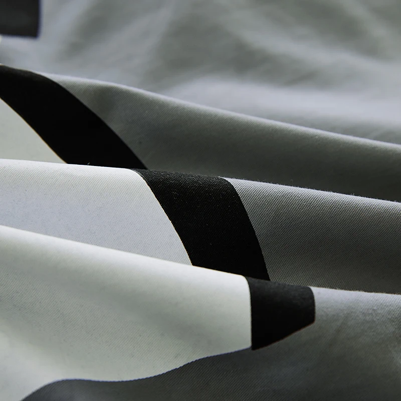 Новый продукт Маленький милый кот серое постельное белье 100% хлопок современное