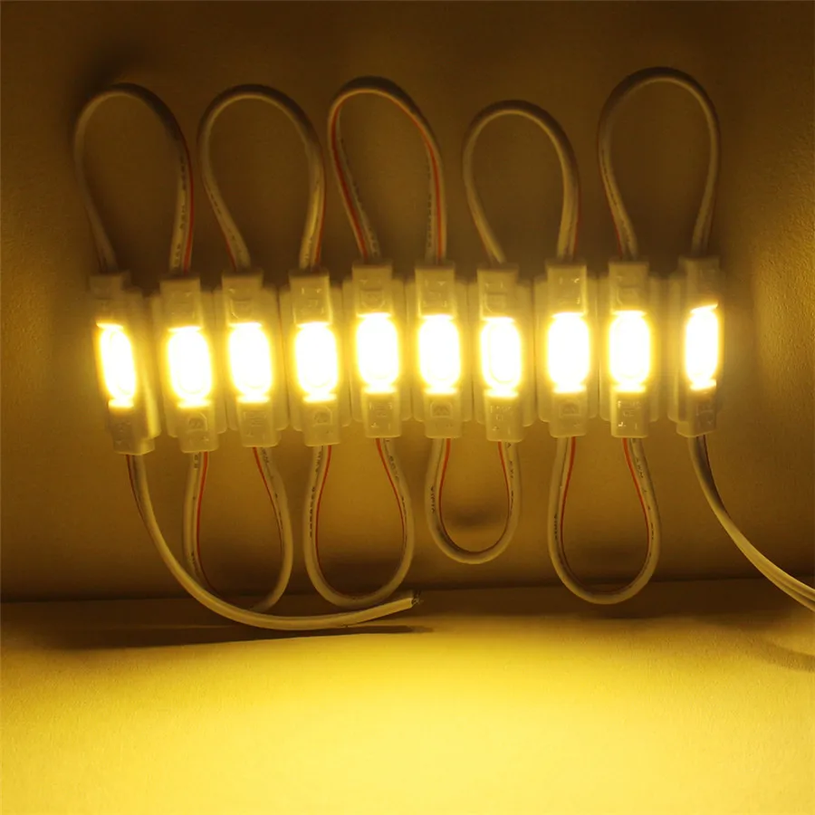 50 шт./лот 1 Вт COB Светодиодный модуль водонепроницаемый IP65 Светодиодные модули DC12V