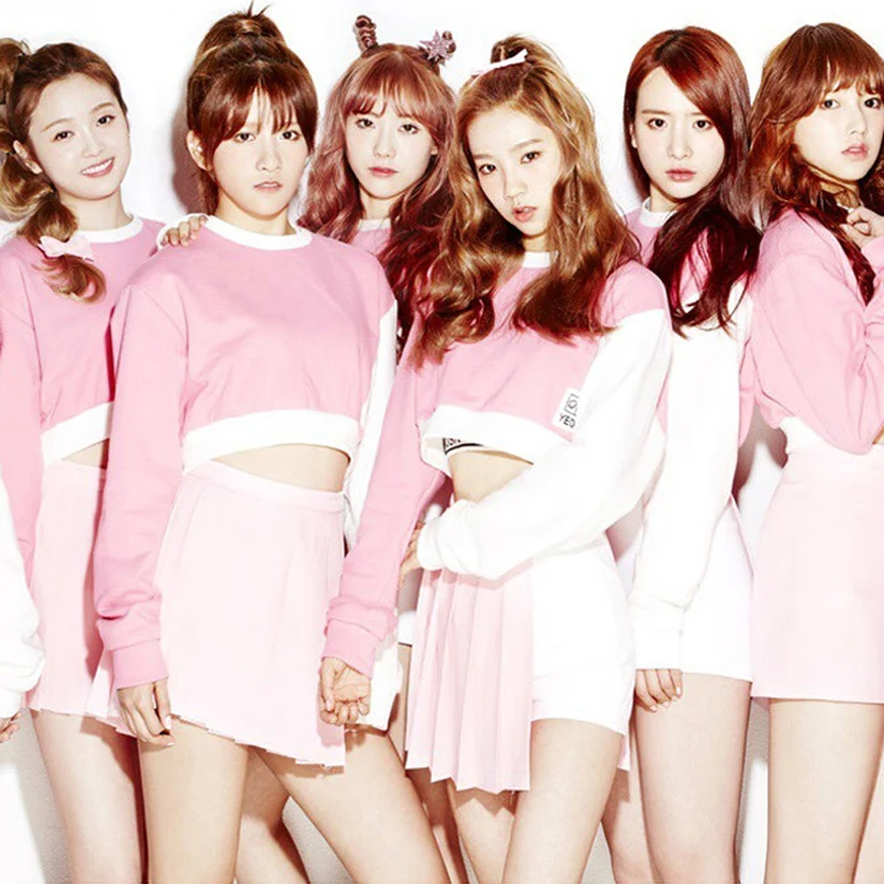 WXCTEAM Gfriend/платье; костюм для девочек в Корейском стиле; шикарный стиль; школьный костюм для девочек; костюм черлидеров; школьная форма для костюмированной вечеринки
