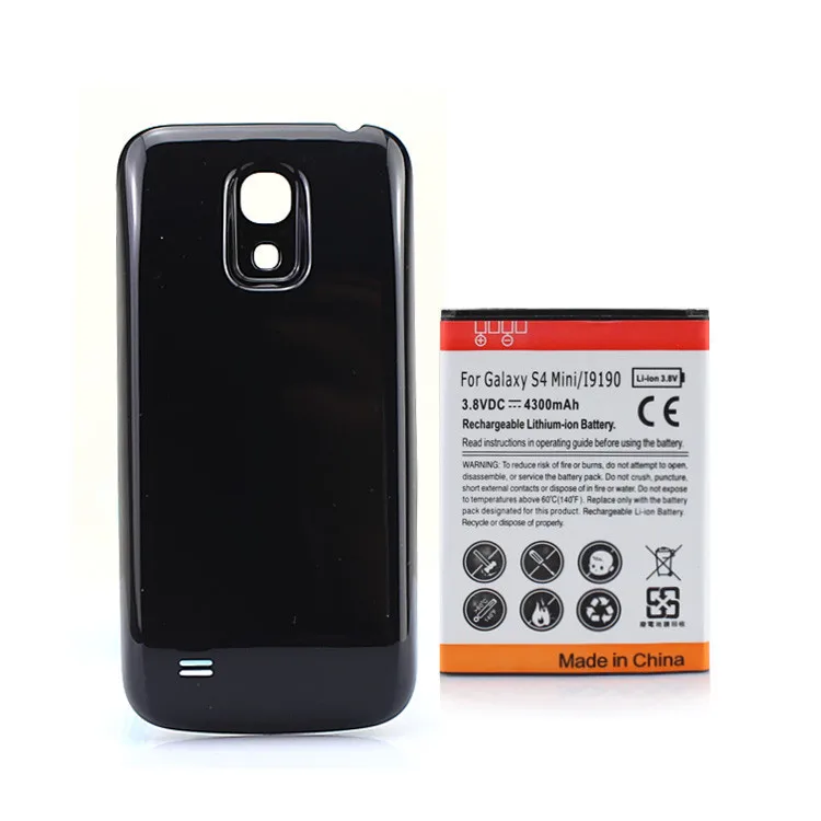Аккумулятор для телефона Samsung Galaxy S4 mini i9190 4300 мАч расширенный аккумулятор + задняя