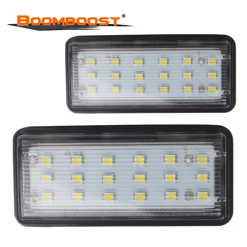 2 шт. подходит для Lexus LX470 GX470 для Toyota Land Cruiser 120 Prado Land Cruiser 200 18SMD Автомобильный светодиодный номерной знак свет комплект
