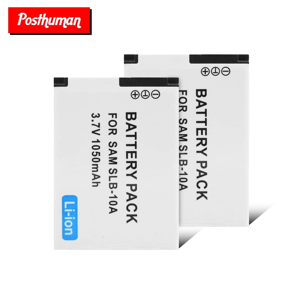 Перезаряжаемые цифровые батареи 1050 мАч SLB10A фотоаккумулятор для Samsung WB500 WB550 WB690 WB700