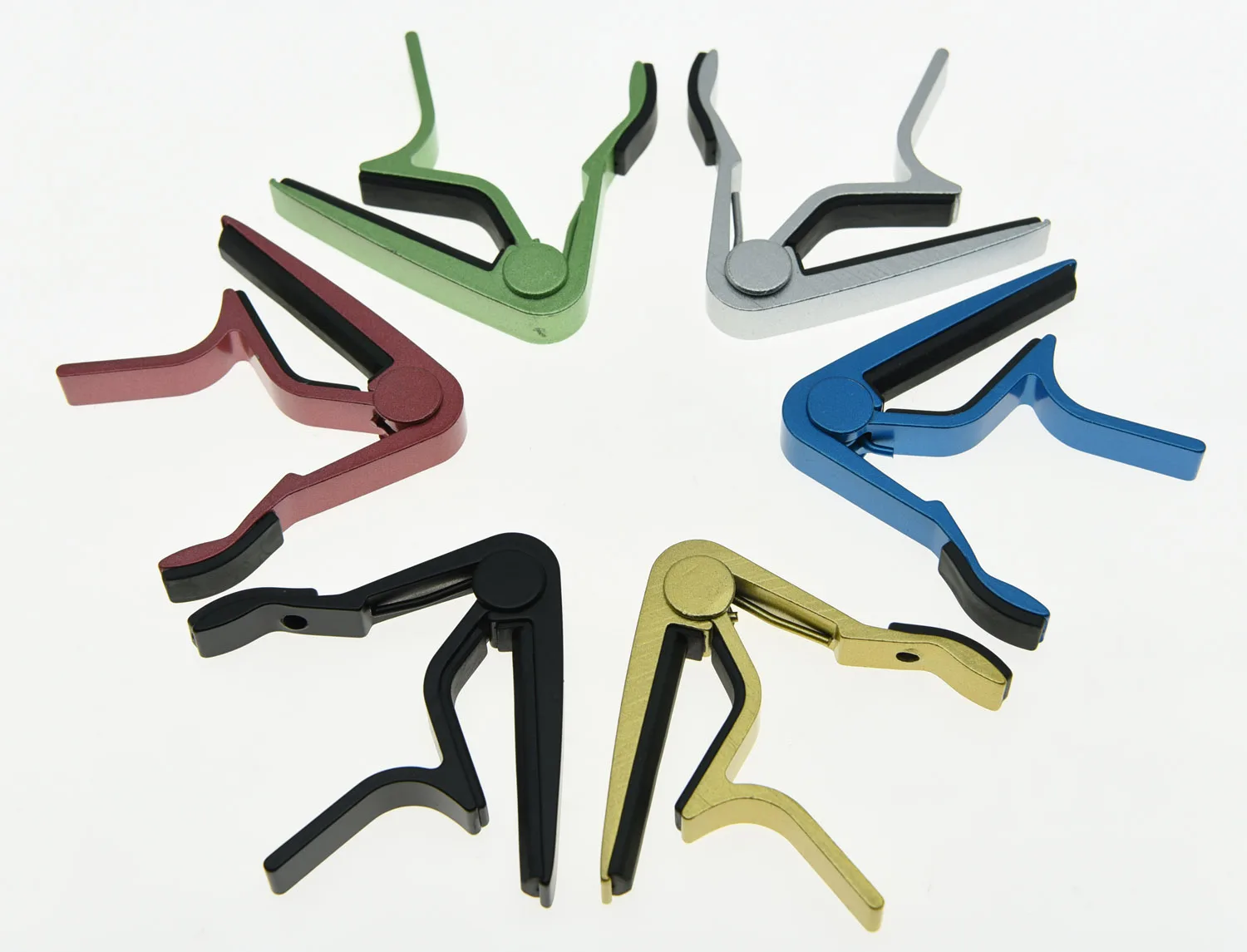 KAISH красная акустическая электрическая гитара Capo металлическая быстрая смена