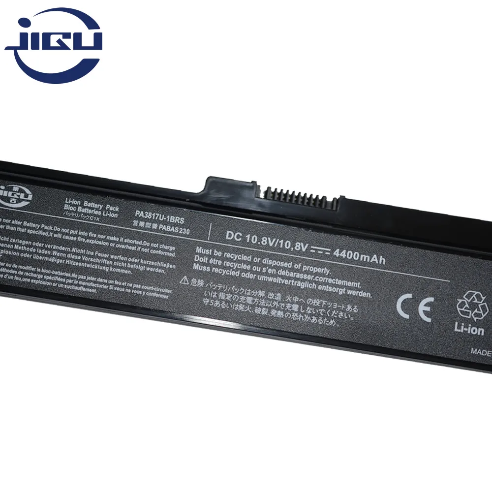 JIGU 6 ячеек ноутбук Батарея PA3817U-1BRS для Toshiba Equium U400 для Portege M800 спутниковый A660 C655 C650 L310 L515 M300 M305