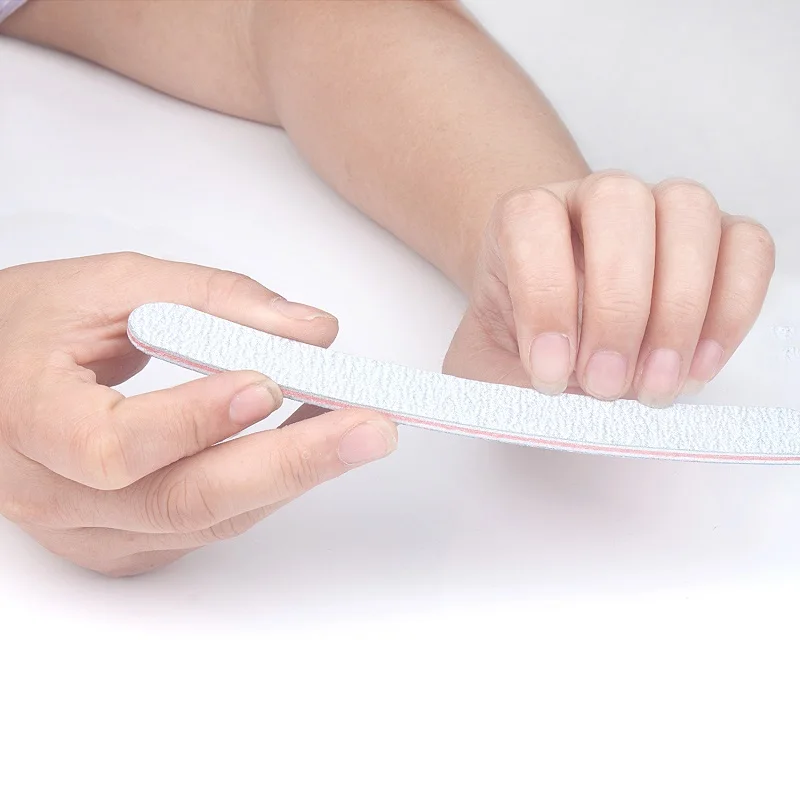 Пилка для ногтей 5 шт./лот пилка набор шлифовальных буферных блоков серые пилочки