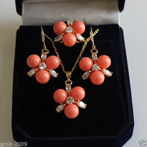 8 мм розовый коралл из жемчуга раковины южного моря в виде капель с кристаллами