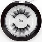 Visofree норковые ресницы 3D норковые ресницы перекрестные Накладные ресницы ручной работы мягкие пушистые эффектные ресницы верхние ресницы 1 пара D804