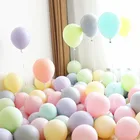10 шт. 10 дюймов 2,2 г латексные шары черного цвета Macaron воздушных шаров свадьбные мультфильм надувной воздушный шар на день рождения вечерние детская верхняя одежда