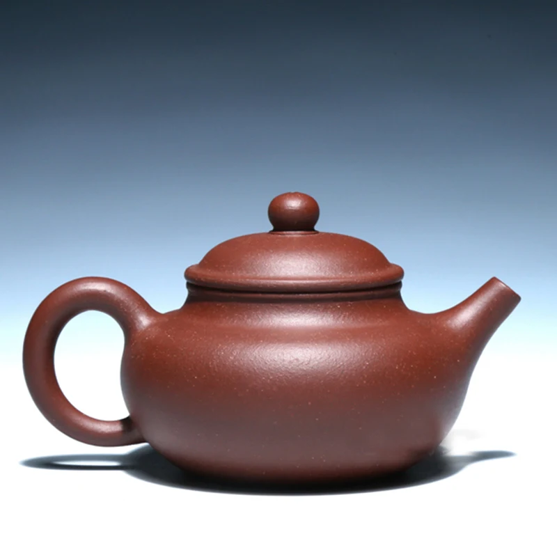 

120ML Authentic Yixing Purple Clay Teapot Drinkware Handmade Raw Ore Health Heijinsha Zisha Pot Chinese Kung Fu Tea Set Kettles