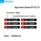 2018 стильные пользовательские наклейки с флагом и именем для дорожного велосипеда, рама, флаг, личное имя, велосипедные наклейки, стиль 10
