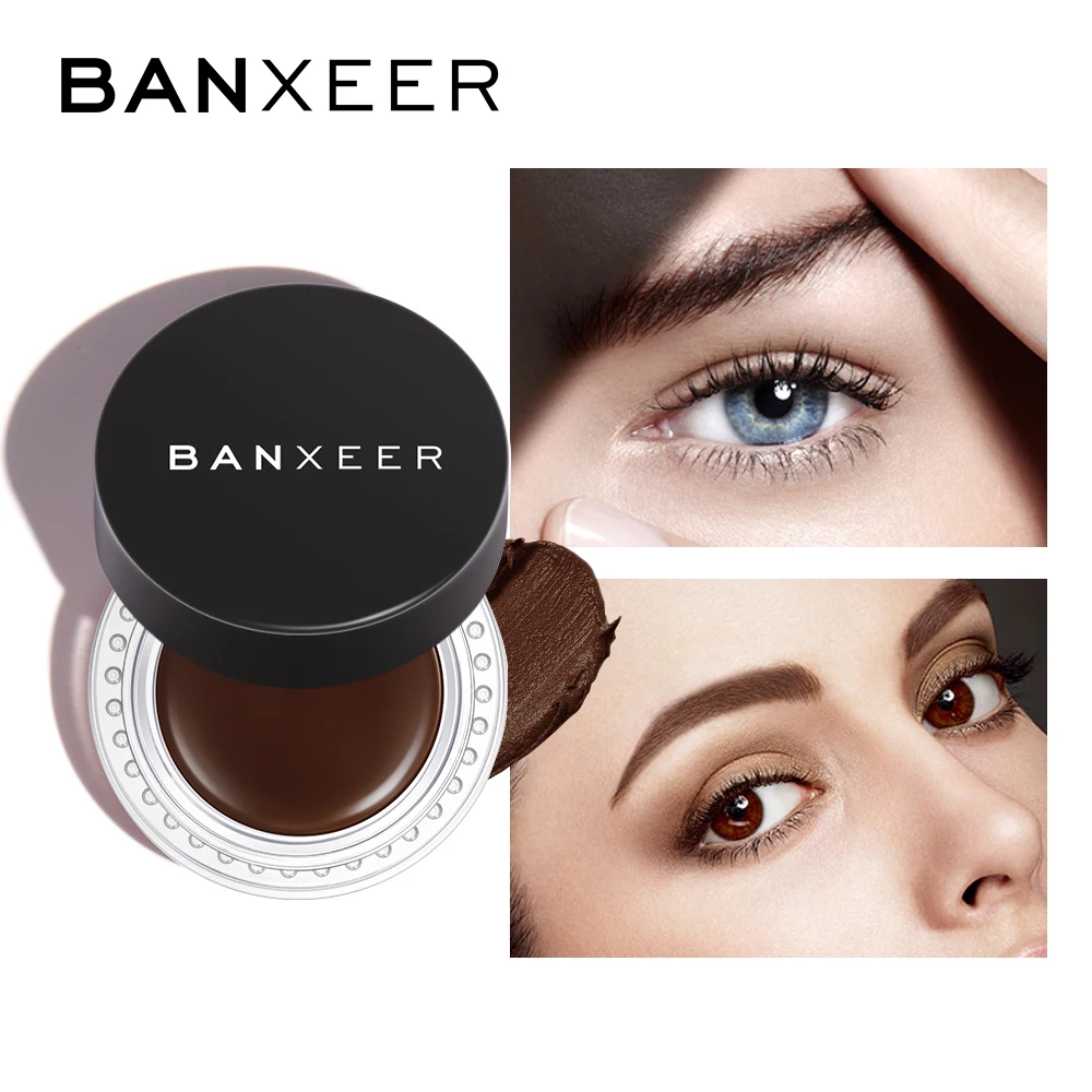 BANXEER, для бровей, водостойкий, стойкий, для бровей, макияж, коричневый, 4 цвета, крем для бровей с кистью, для бровей, макияж, косметика
