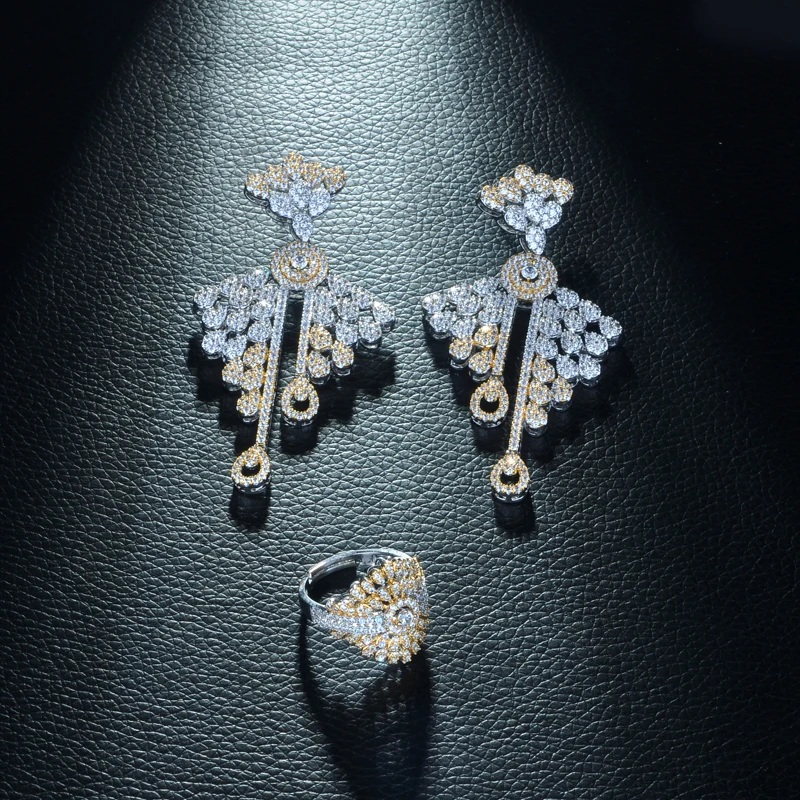 Женский комплект свадебных украшений Be 8 роскошное блестящее свадебное ожерелье