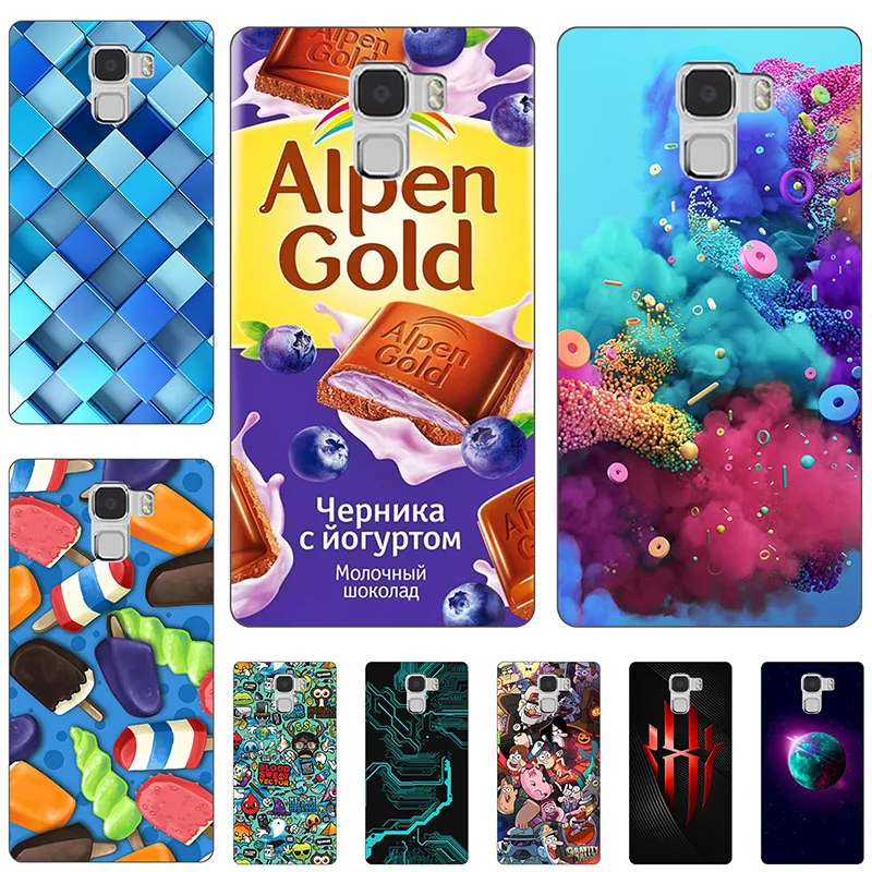 45 стилей чехол для Huawei Honor 7 Premium Роскошный с 3D принтом Чехлы оболочка сумки