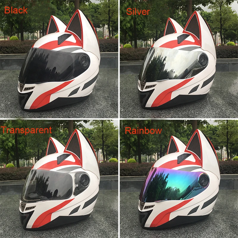 NITRINOS Новое поступление полный шлем rcycle шлем милый кот мотоциклетный шлем casco moto модульный шлем