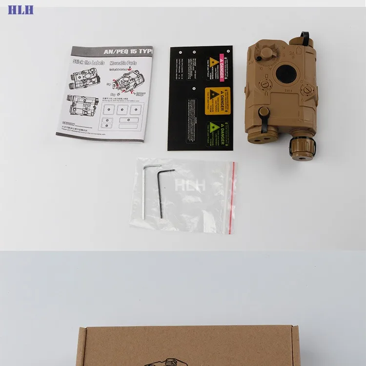 FMA TMC AN/PEQ 15 Стиль коробка для батарейного отсека Тактический PEQ-15 Case Box Black TAN