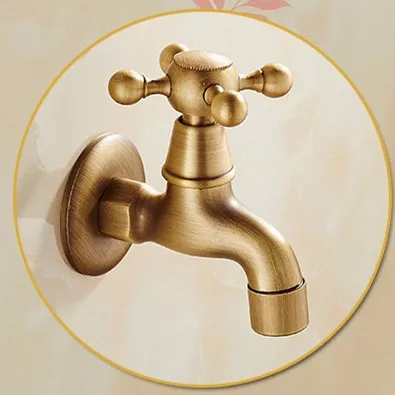 Бесплатная доставка новый дизайн античная стиральная машина кран с твердой