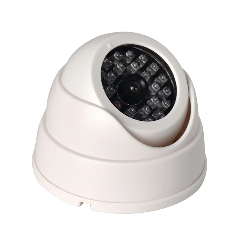Пустышка купольная поддельная камера безопасности CCTV 30pc Ложные IR LED W/мигающий красный светодиод