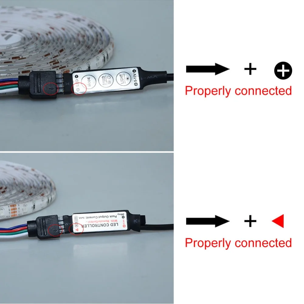 Гибкая светодиодная лента 5 в пост. Тока USB 3528 RGB 50 см 1 2 3 4 м|usb led strip|led strip 35283528 rgb |