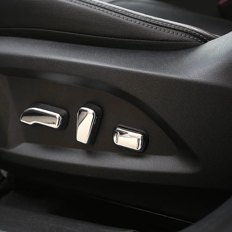 Car Seat Switch Adjustment Knob Cover Trim Sticker for Renault Koleos 2017 2018 Stickers Accessories | Автомобили и мотоциклы