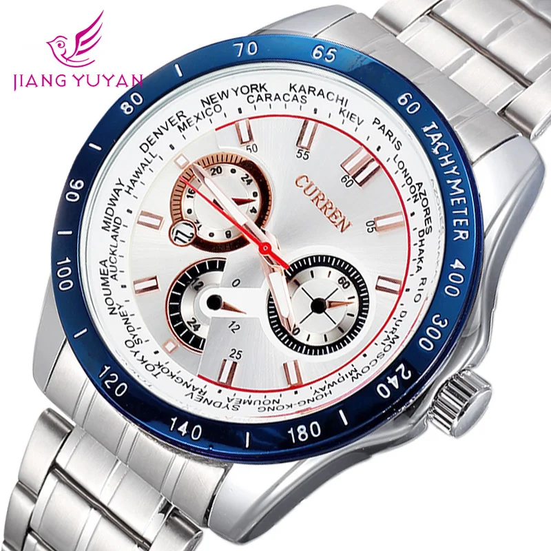 CURREN casual quartz watch men sports watches luxury brand military wristwatches relogio masculino | Наручные часы