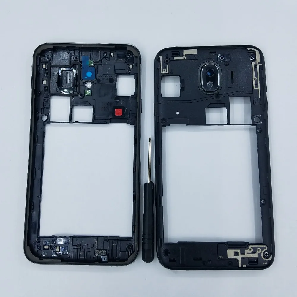 Оригинальный корпус для телефона Samsung Galaxy J4 2018 J400 J400F J400FN J400G средней рамы с