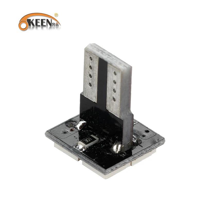 OKEEN Автомобильный светодиодный светильник T10 Canbus W5W 5050 4SMD теплый белый для чтения