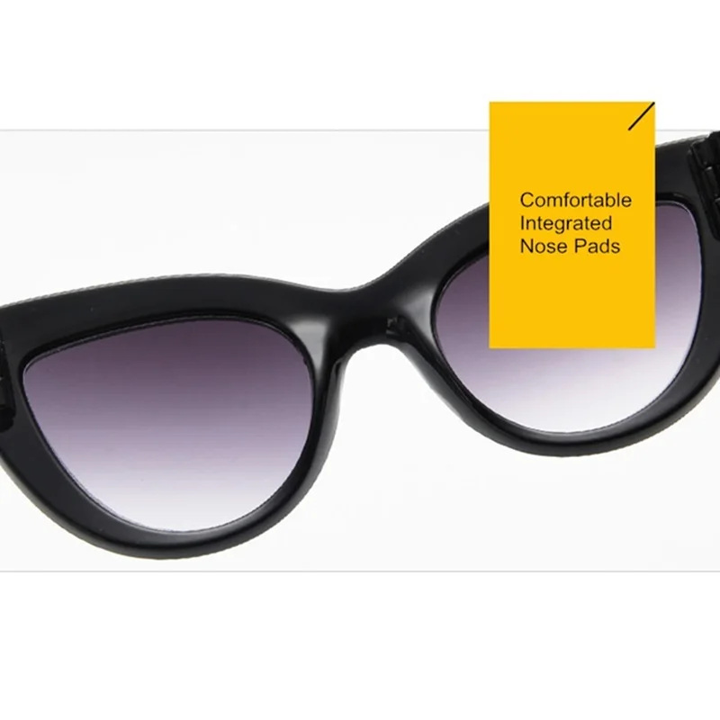 SUMONDY Классические солнцезащитные очки кошачий глаз для женщин и мужчин фирменный