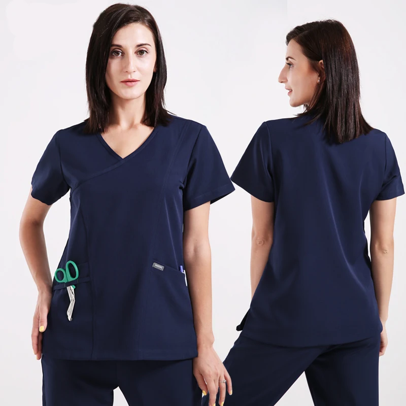 Clothes pants Sanxiaxin медицинская одежда скраб наборы доктора медсестры с коротким рукавом униформы стоматология оральная клиника домашнее животное доктор рабочая одежда в целом - Цвет: Clothes pants