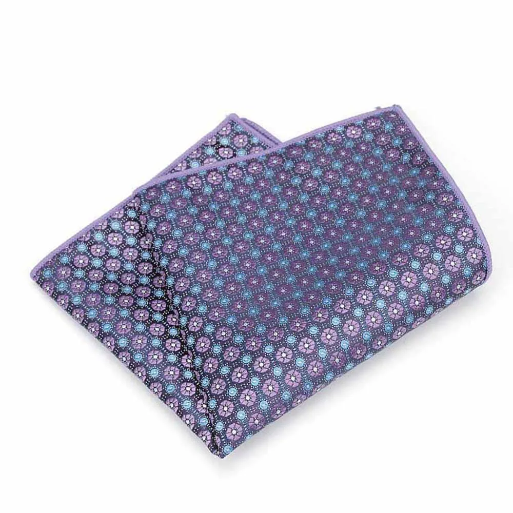 PP1 HUISHI Цветочный Карманный квадратный жаккардовый платок Hanky костюмы мужской, карманный, квадратный - Цвет: PP1