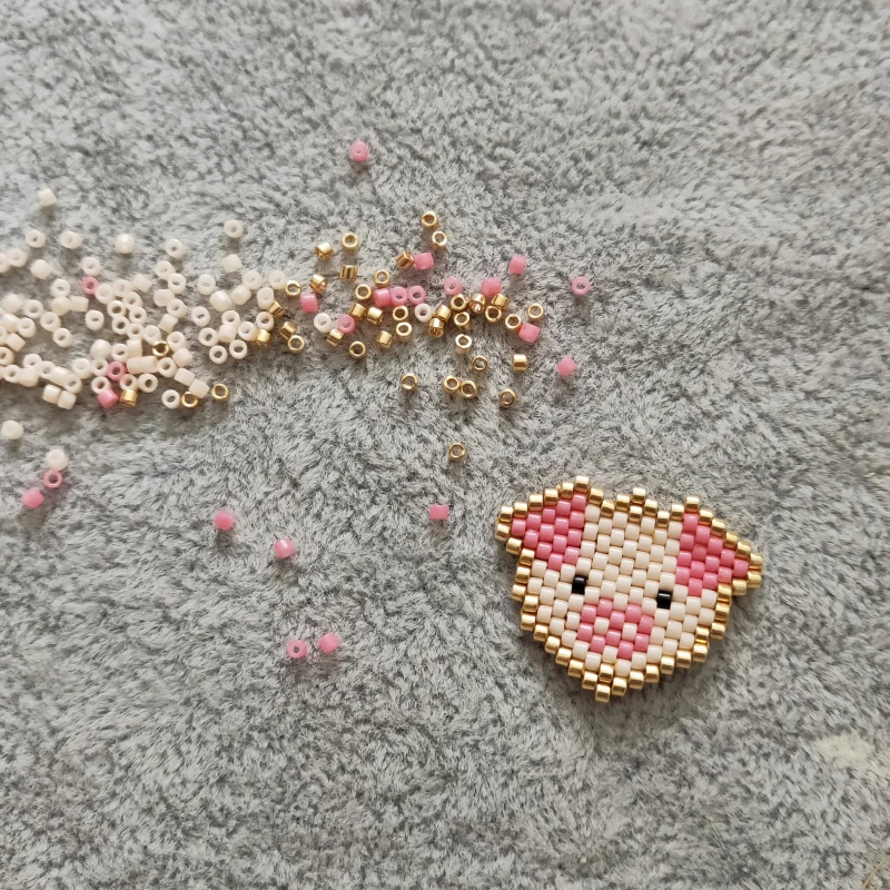 Женские милые серьги подвески из хлопка с кисточками FAIRYWOO изображением свинки