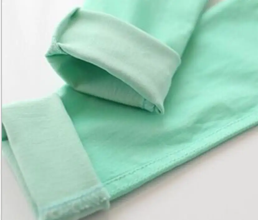 green slim pants Весенне-осенние узкие штанишки карамельного цвета для маленьких девочек-подростков, детские леггинсы, штаны для девочек, детские штаны для детей 6, 8, 10, 12 лет - Цвет: green slim pants