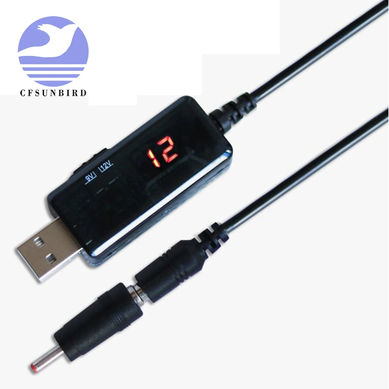 USB повышающий преобразователь постоянного тока от 5 В до 9 в 12 кабель + соединитель