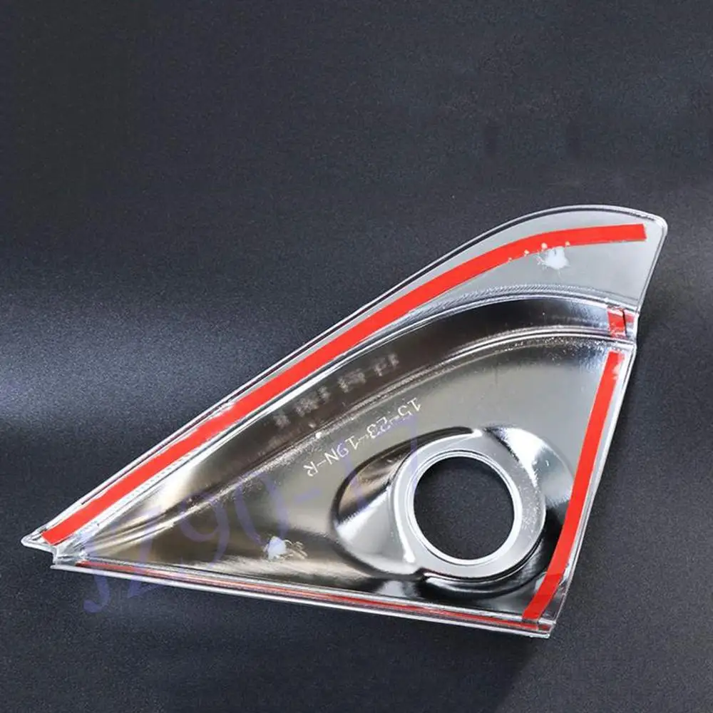 2Pcs ABS Chrome Car modeling Inner Front Door A Pillar Speakers Cover Trim Fit For Mitsubishi Outlander Accessories 2015 - 2019 |