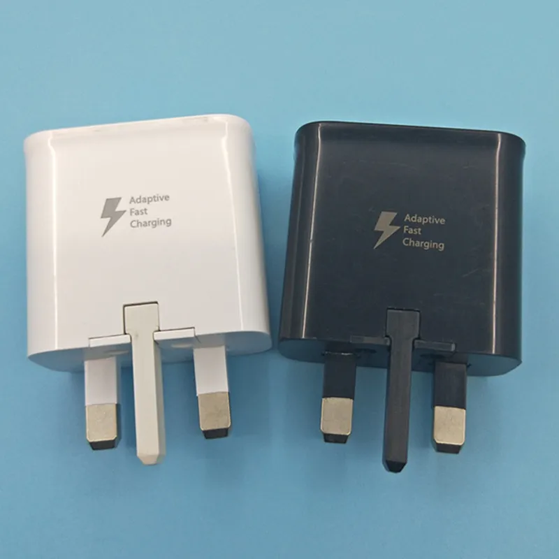 20 PCS S10 Charger 9V 1.7A Fast Charging Adaptive UK Travel Wall For Samsung Galaxy S9 s8 | Мобильные телефоны и
