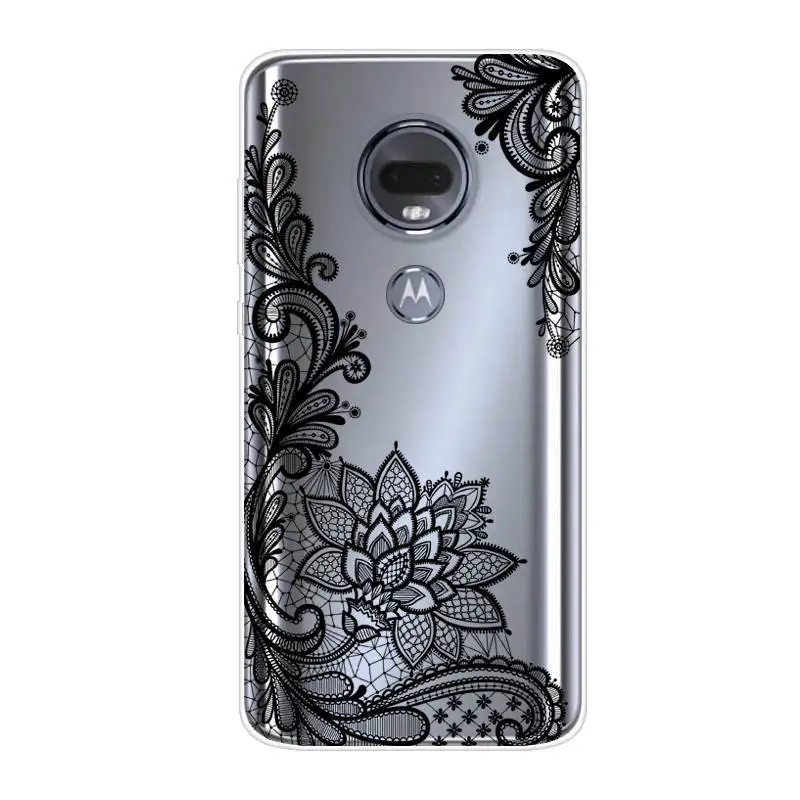 Чехол для Motorola Moto G7 чехол мягкая задняя крышка из ТПУ телефона XT1965 2 G 7